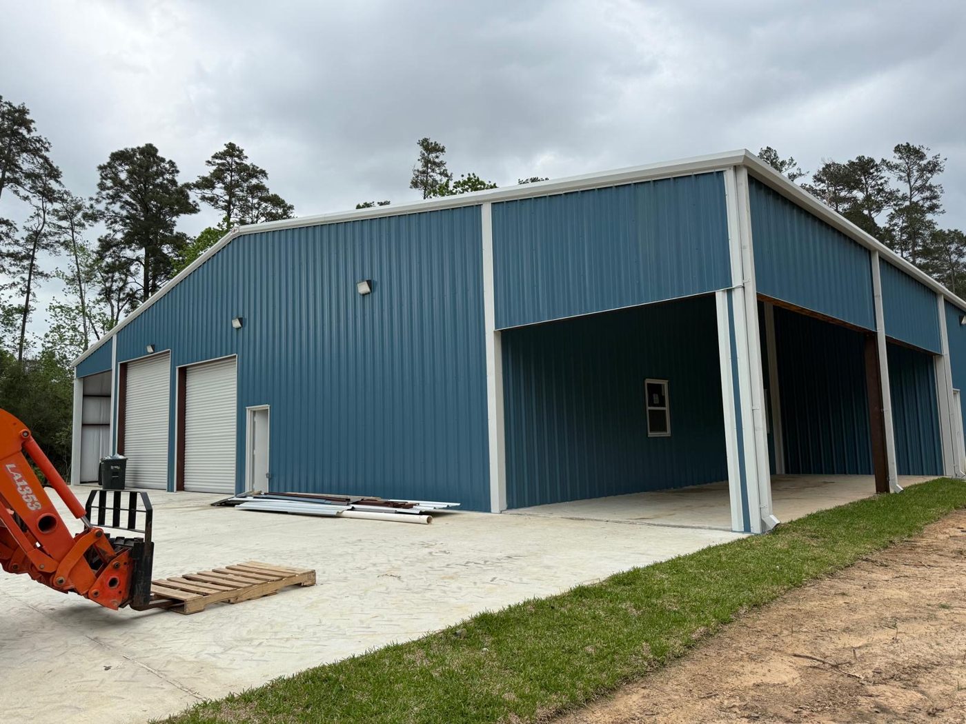 Metal building exterior