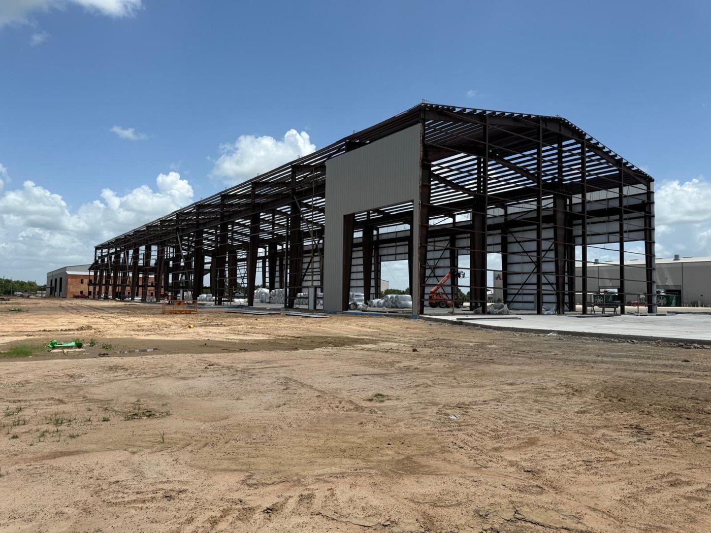 Steel frame and roof system